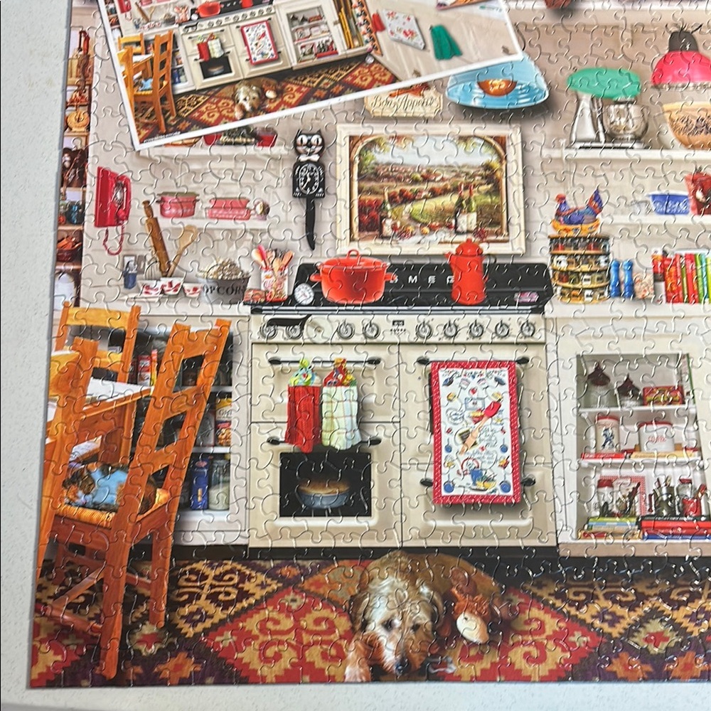 White Mountain 1,000 piece seek and find puzzle 24”x36” - Picture 9 of 12